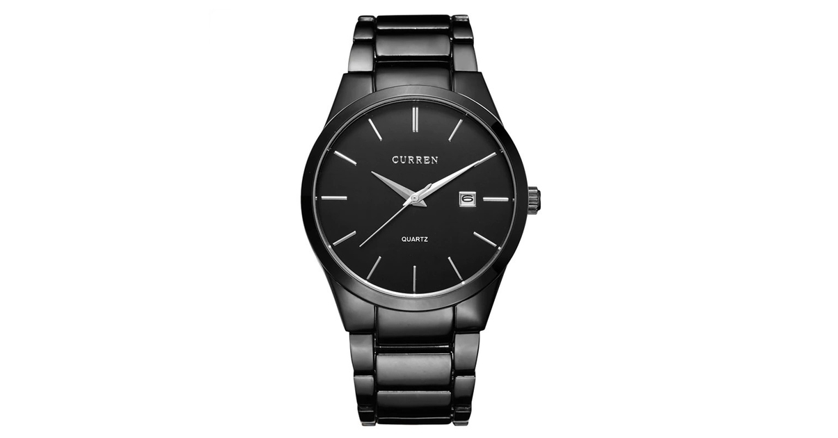 Montre homme simple et classe avec bracelet en acier - L'heure Passion